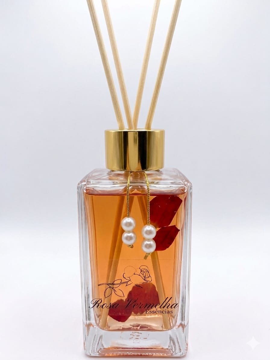 Difusor Varetas Rosas Verm. 100ml
